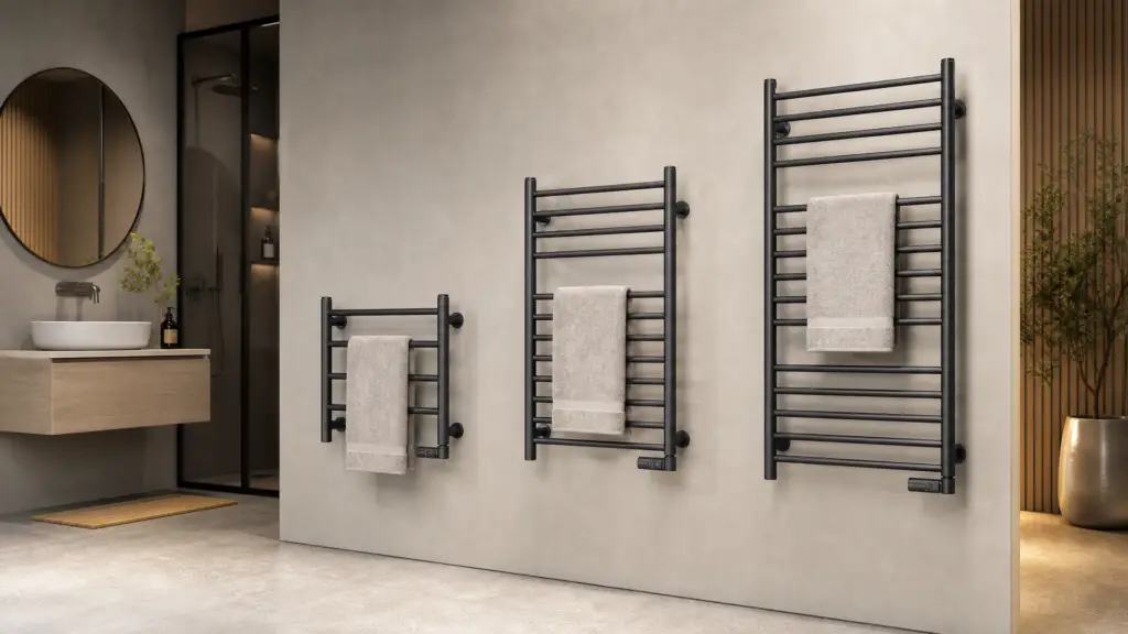 Heated Towel Rack Temperature Test - Stainless Steel Towel Warmer Surface Temperature Measurement