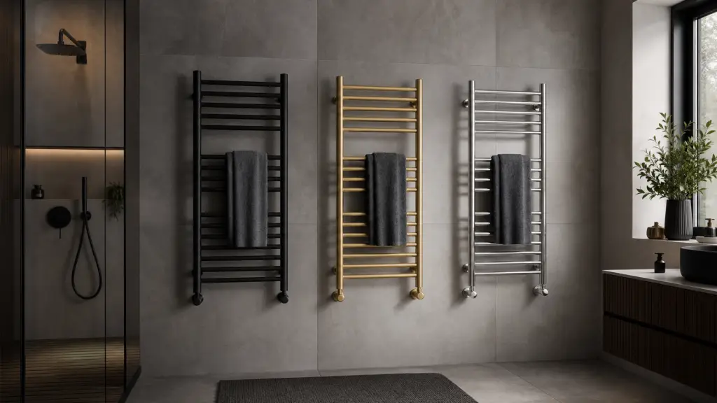 Heated Towel Rack Temperature Test - Stainless Steel Towel Warmer Surface Temperature Measurement