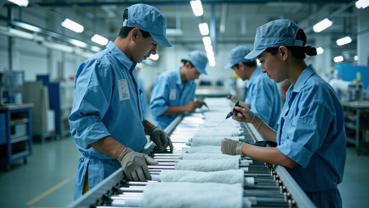 OEM heated towel rack manufacturing process from prototype to mass production