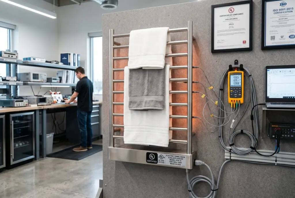 Heated Towel Rack - UL vs CE vs ETL: What Certifications Your Heated Towel Rack Needs for Global Markets