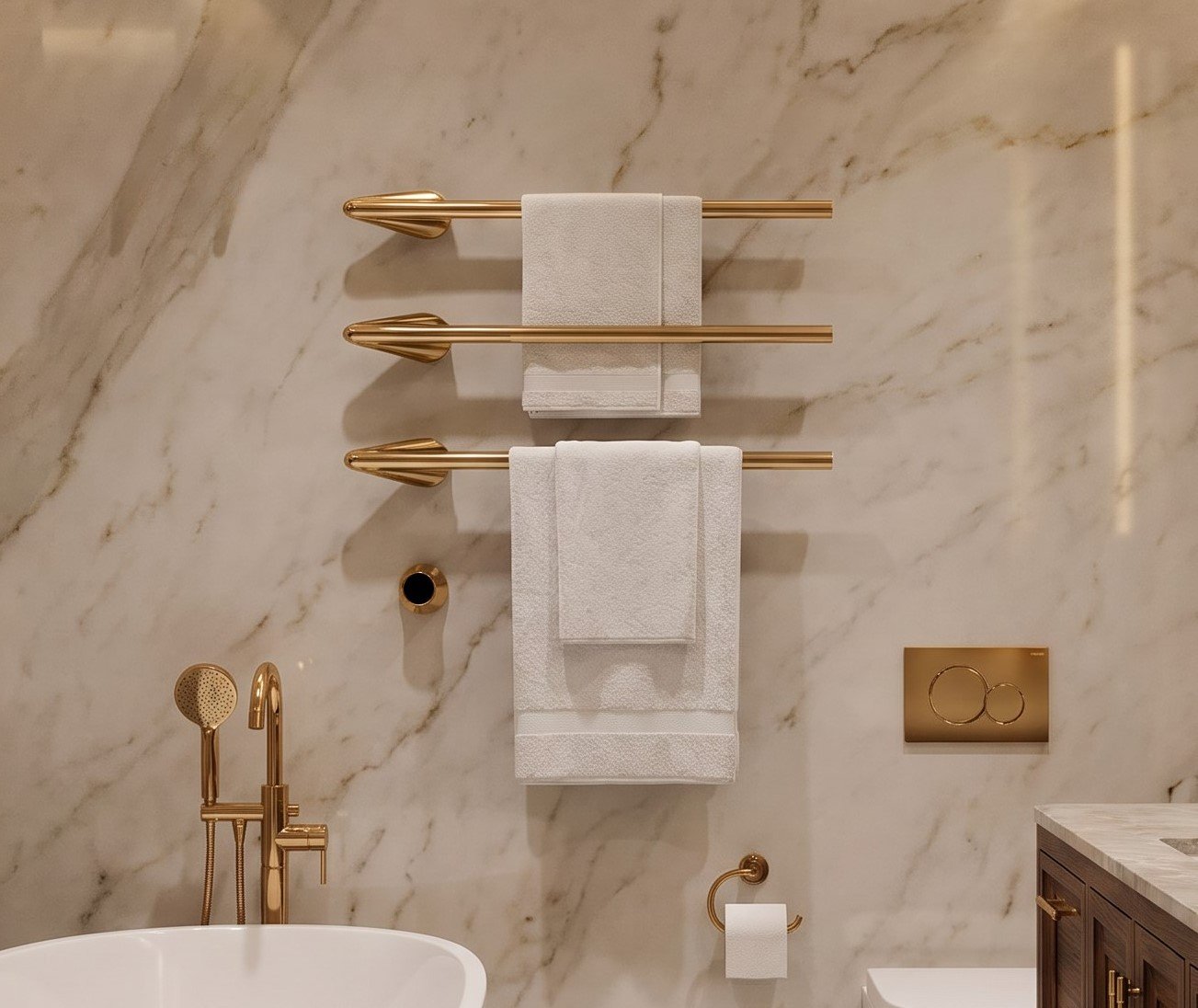 Custom heated towel rack service process