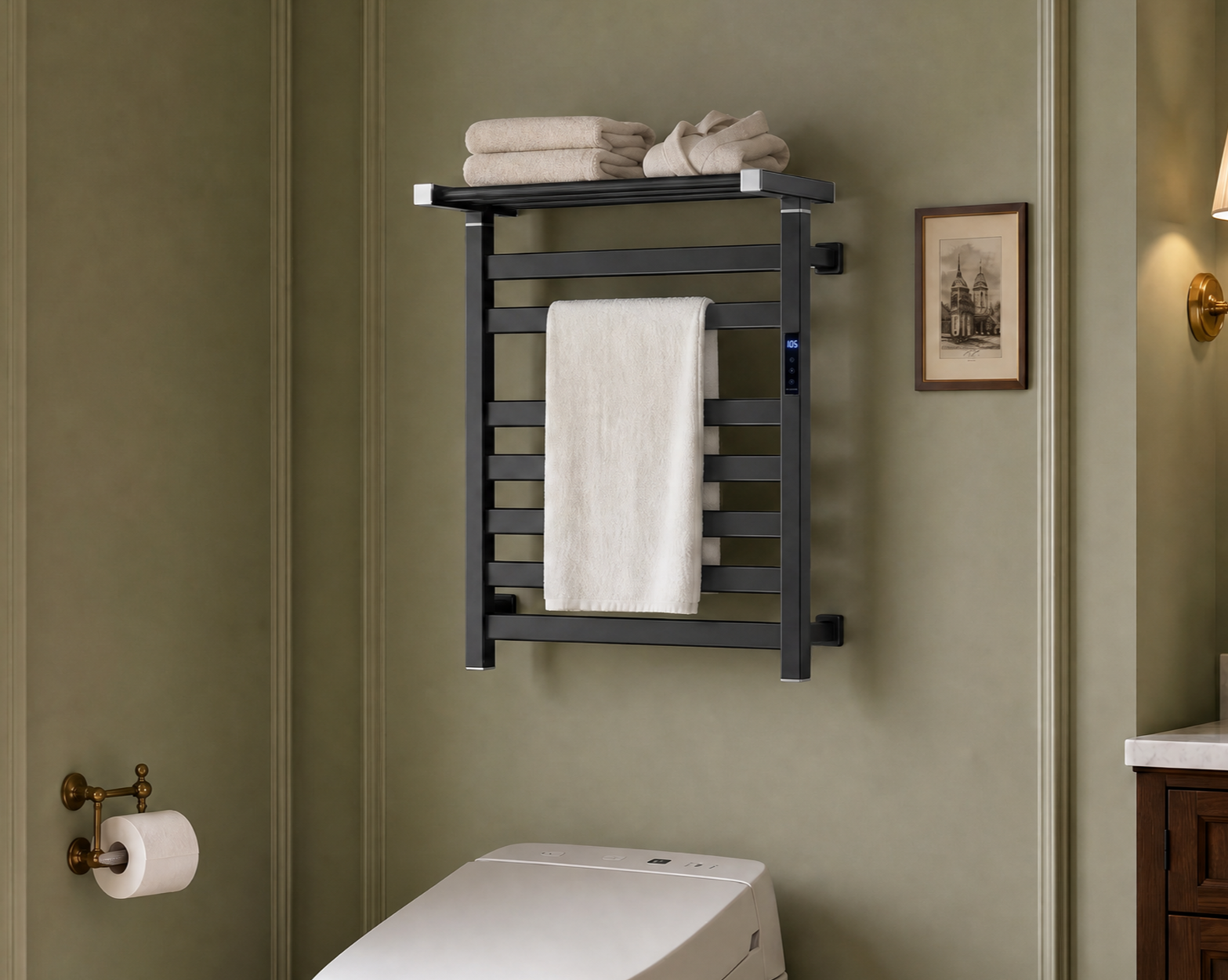 EA7-700 heated towel rack