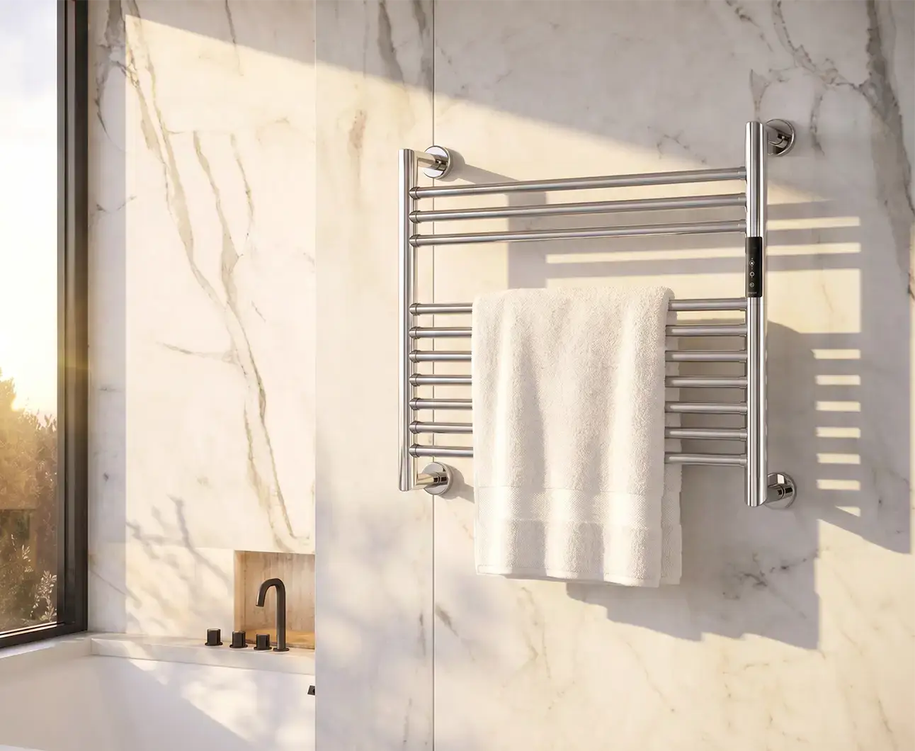 ES18 heated towel rack